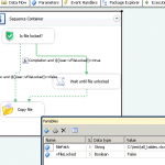 SSIS - How to check if file is locked. Wait until file is unlocked (C# Code - SSIS Script Task).