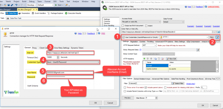 JIRA Connection: HTTP Connection Manager