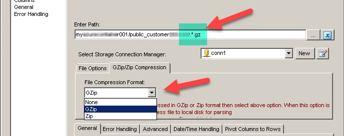 Reading zip and gzip compressed files (stream mode)