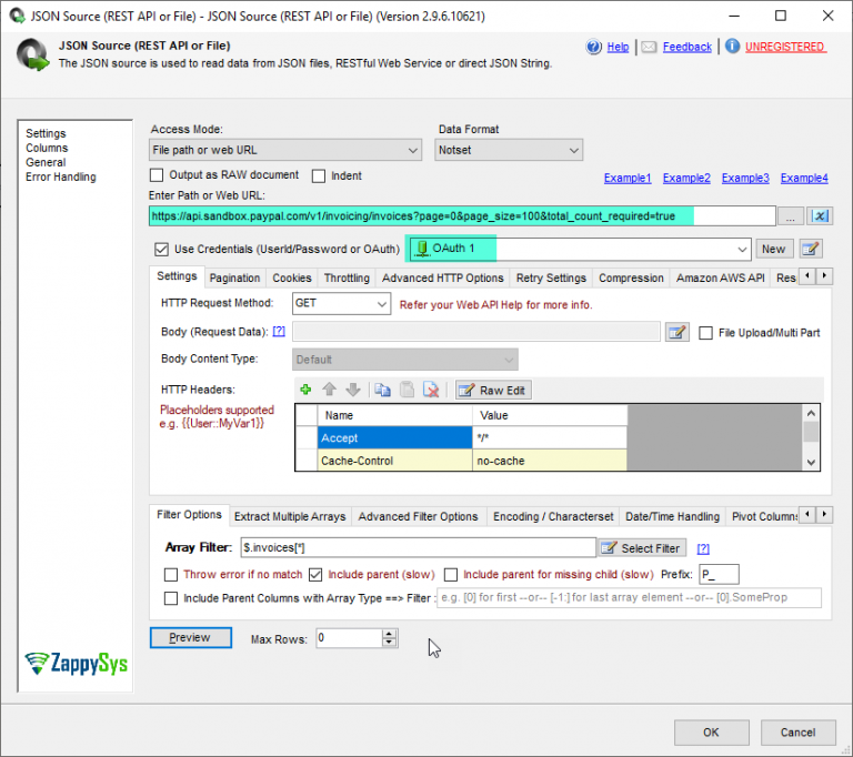 SSIS JSON Source