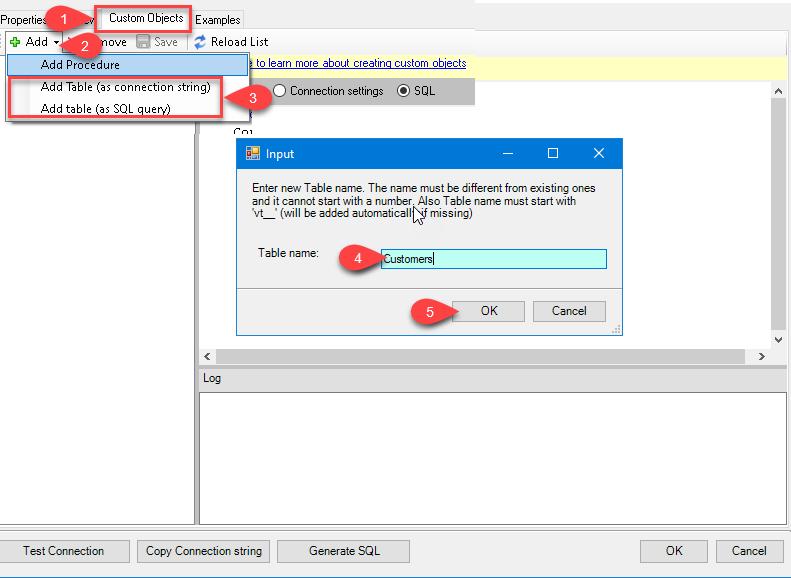 ZappySys ODBC Driver - Custom Objects
